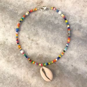 Handmade happy and colorful ankle